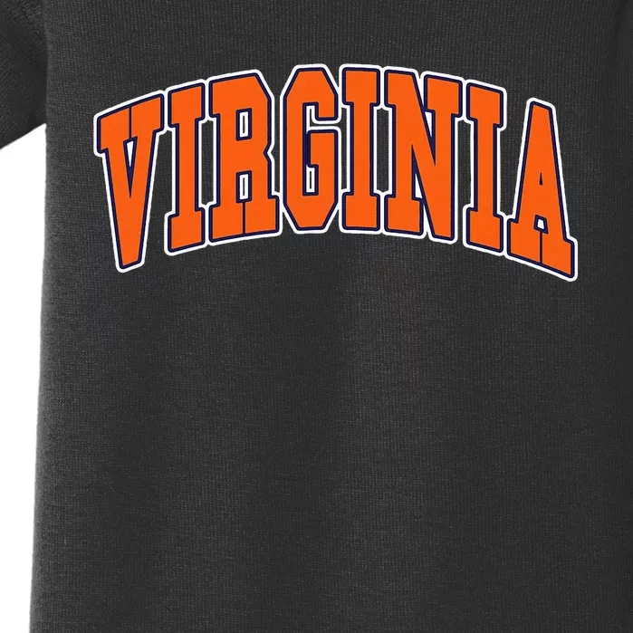 Virginia Throwback Design Classic Baby Bodysuit