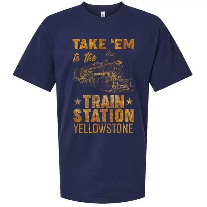 Vintage Take Em To The Train Station Sueded Cloud Jersey T-Shirt