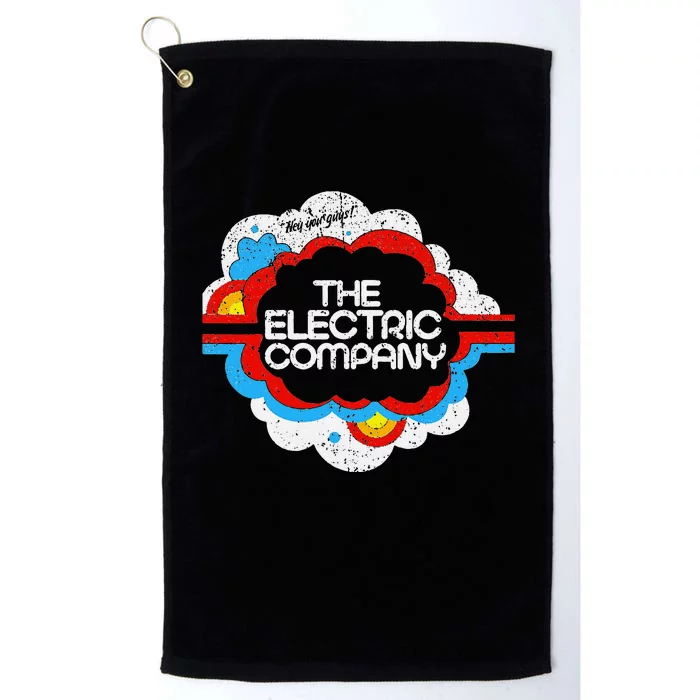 Vintage The Electric Company Platinum Collection Golf Towel