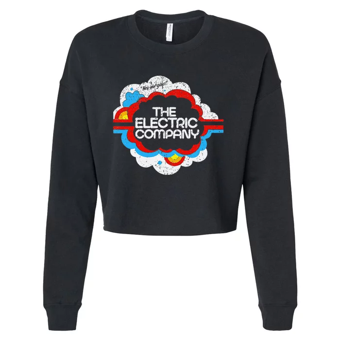 Vintage The Electric Company Cropped Pullover Crew