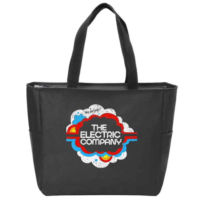 Vintage The Electric Company Zip Tote Bag