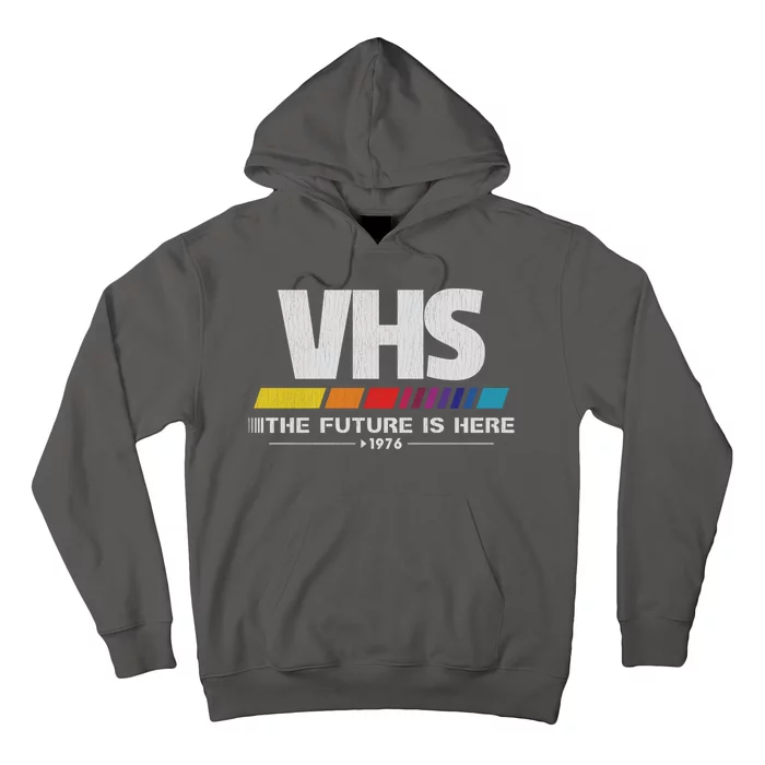 Vhs The Future Is Here 1976 Vintage Hoodie