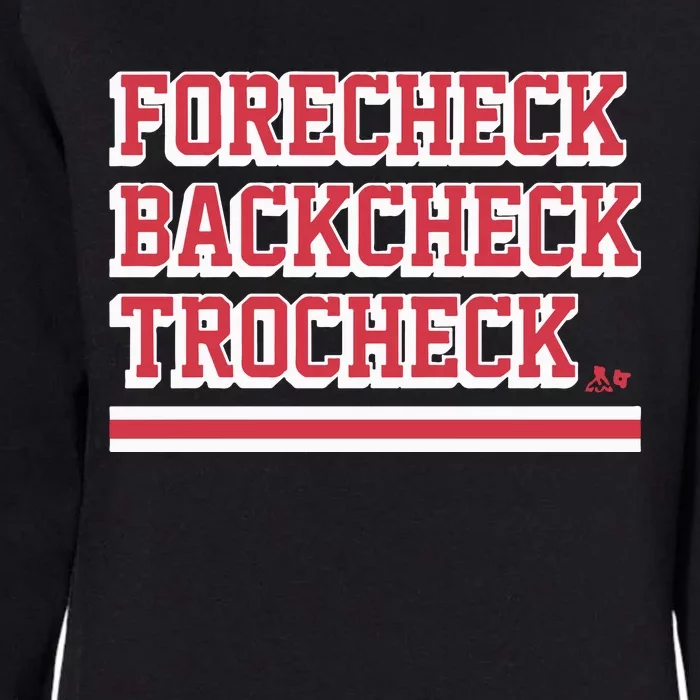 Vincent Trocheck Forecheck Backcheck Trocheck Womens California Wash Sweatshirt