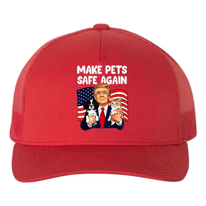 Vote Trump Funny Save Our Pets Trump Make Pets Safe Again Gift Yupoong Adult 5-Panel Trucker Hat