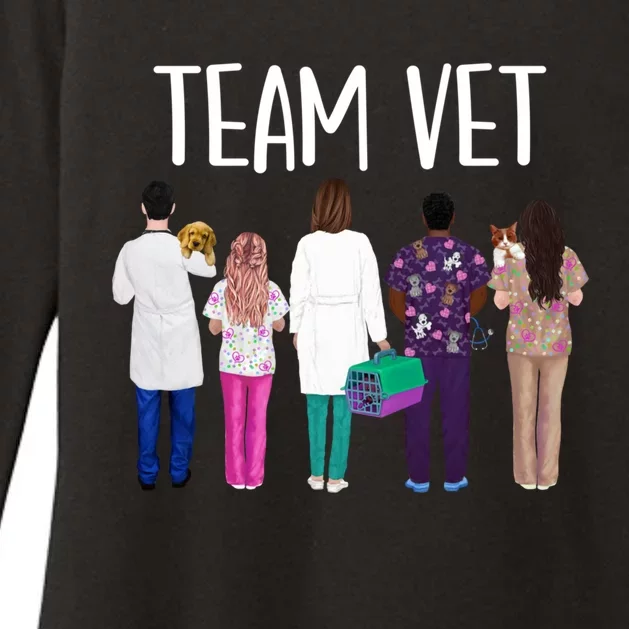 Vet Tech Funny Gift For Staff Appreciation Week Cool Gift Team Vet Great Gift Womens CVC Long Sleeve Shirt