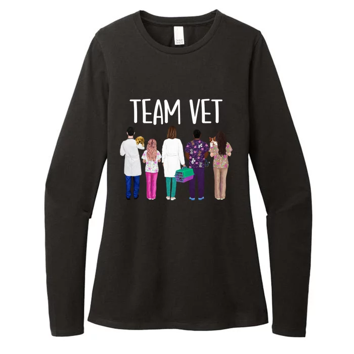 Vet Tech Funny Gift For Staff Appreciation Week Cool Gift Team Vet Great Gift Womens CVC Long Sleeve Shirt