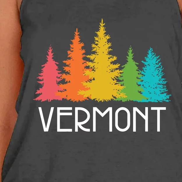 Vermont T Funny Women's Knotted Racerback Tank