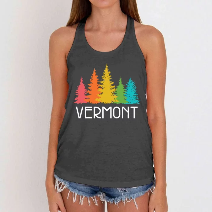 Vermont T Funny Women's Knotted Racerback Tank