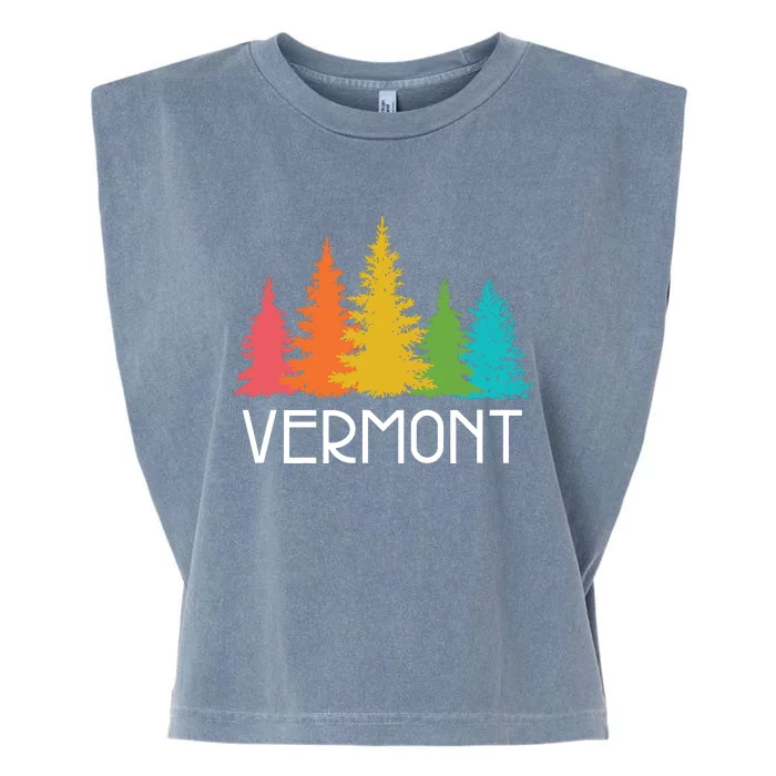 Vermont T Funny Garment-Dyed Women's Muscle Tee