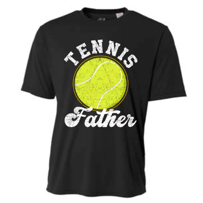 Vintage Tennis Father Tennis Lover Fathers Day Cool Gift Cooling Performance Crew T-Shirt