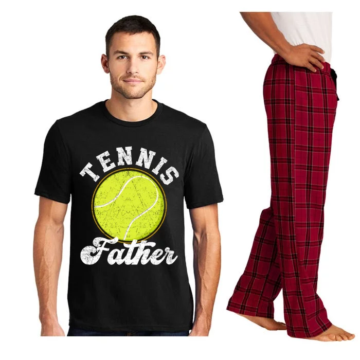 Vintage Tennis Father Tennis Lover Fathers Day Cool Gift Pajama Set