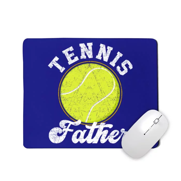 Vintage Tennis Father Tennis Lover Fathers Day Cool Gift Mousepad