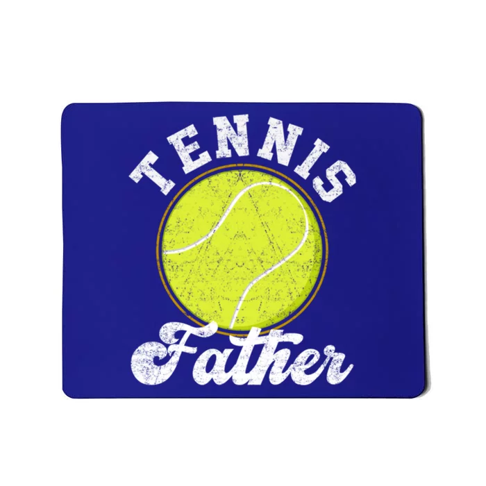 Vintage Tennis Father Tennis Lover Fathers Day Cool Gift Mousepad