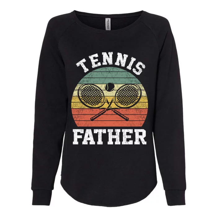 Vintage Tennis Father Tennis Lover Gift Womens California Wash Sweatshirt