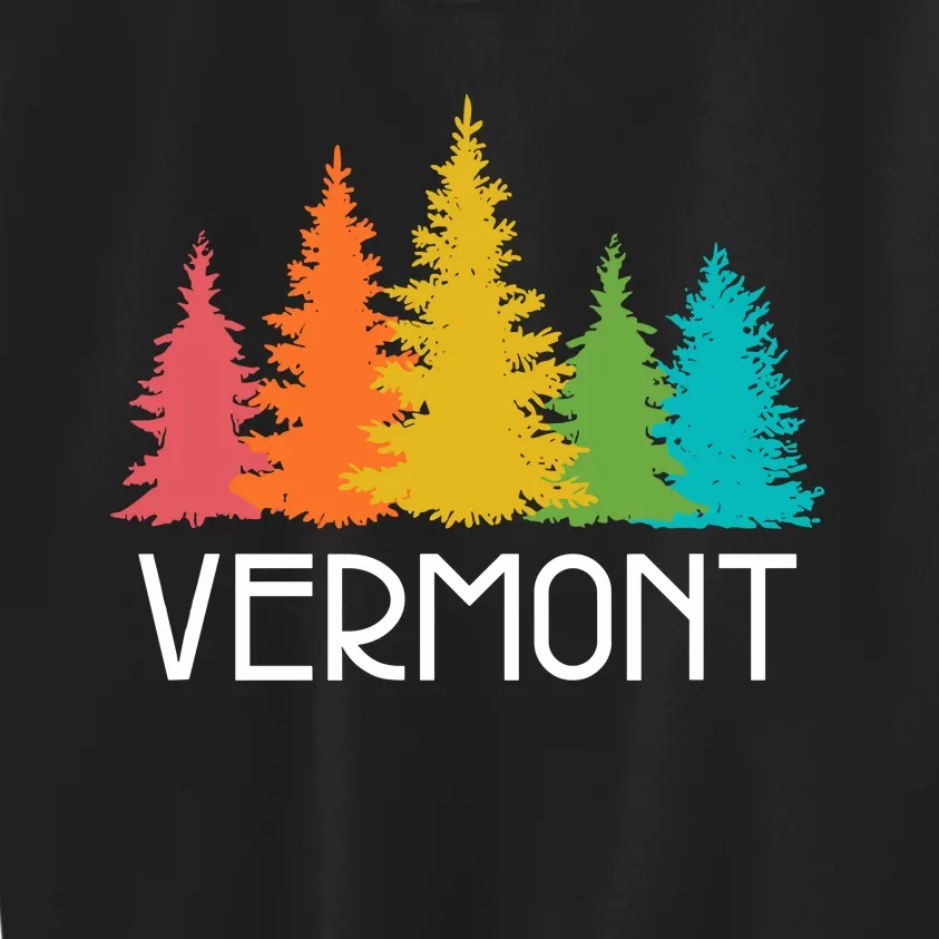 Vermont T Funny Kids Sweatshirt