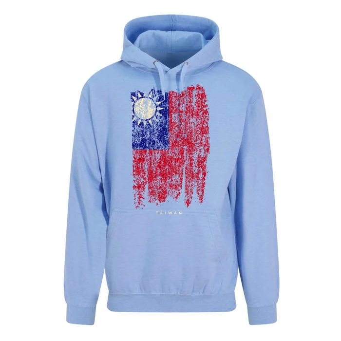 Vintage Taiwan Flag Retro Taiwanese Flag Taiwanese Funny Gift Unisex Surf Hoodie