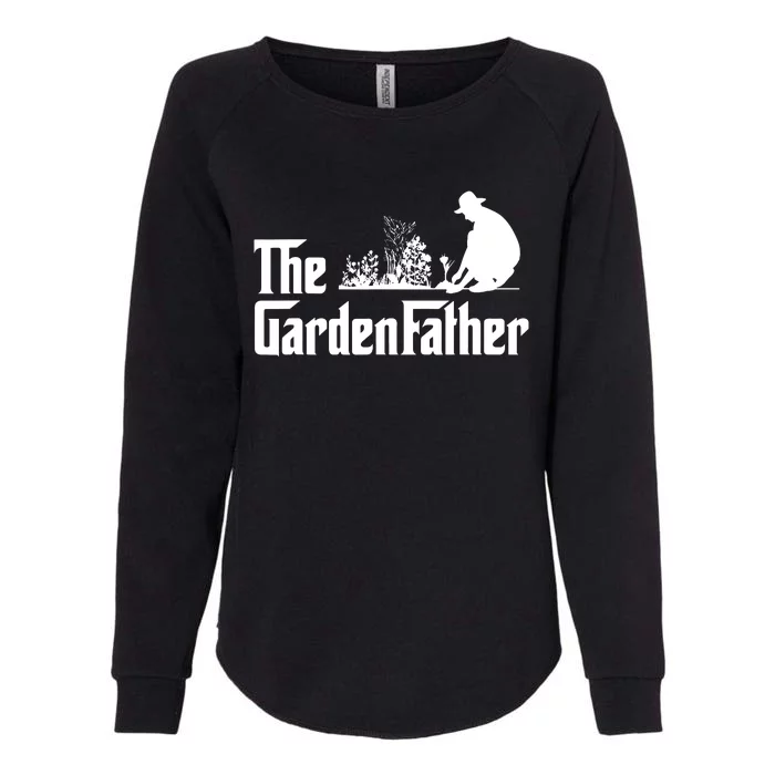 Vintage The Gardenfather Best Gardening Father Gift Womens California Wash Sweatshirt