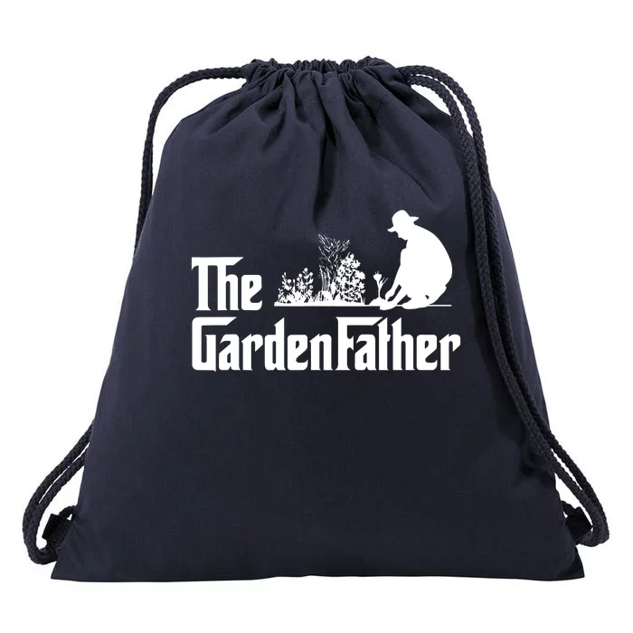 Vintage The Gardenfather Best Gardening Father Gift Drawstring Bag