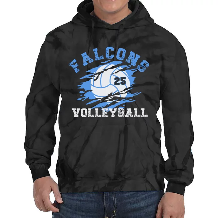 Volleyball Team Gift Tie Dye Hoodie