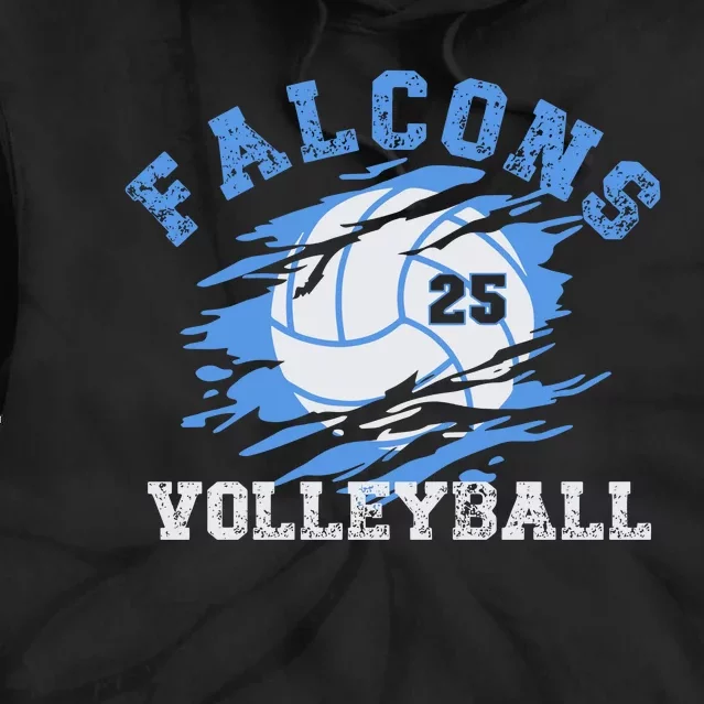 Volleyball Team Gift Tie Dye Hoodie