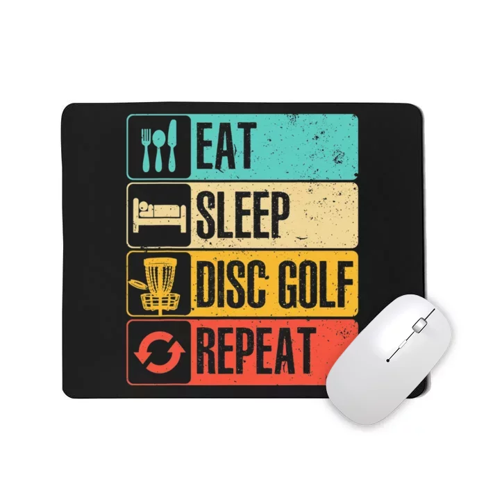 Vintage Team Golf Funny May The Course Be With You Mousepad