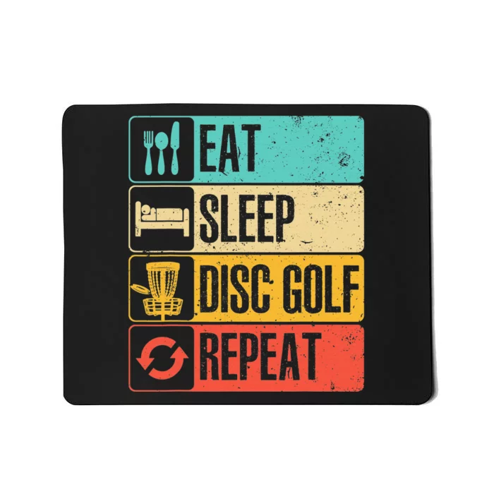 Vintage Team Golf Funny May The Course Be With You Mousepad