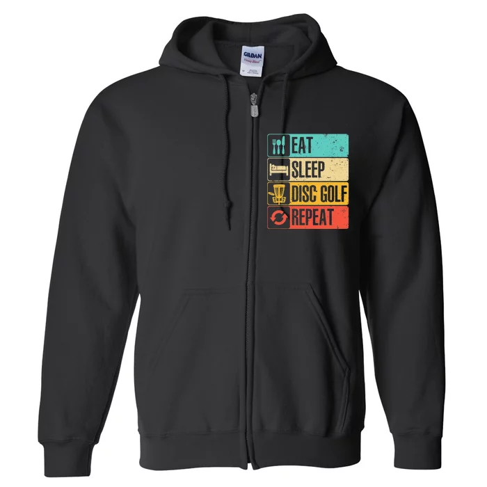 Vintage Team Golf Funny May The Course Be With You Full Zip Hoodie