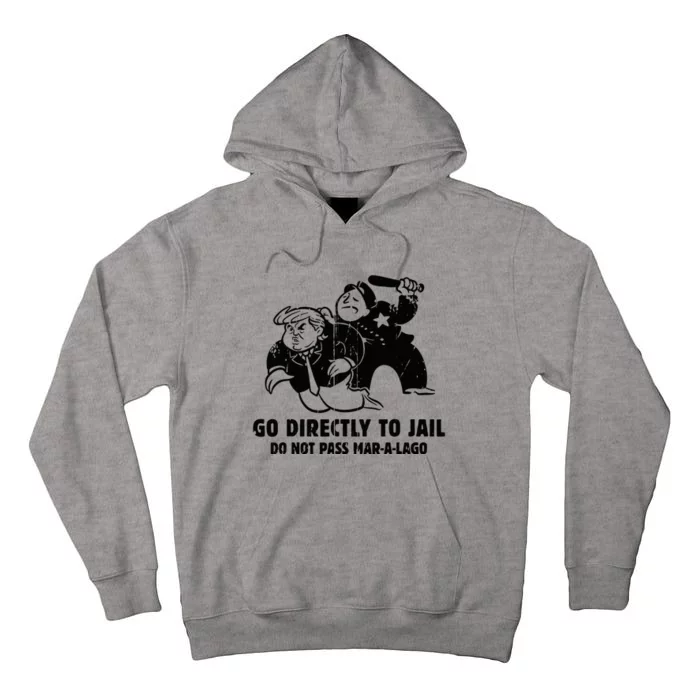 Vintage Trump Go Directly To Jail Tall Hoodie