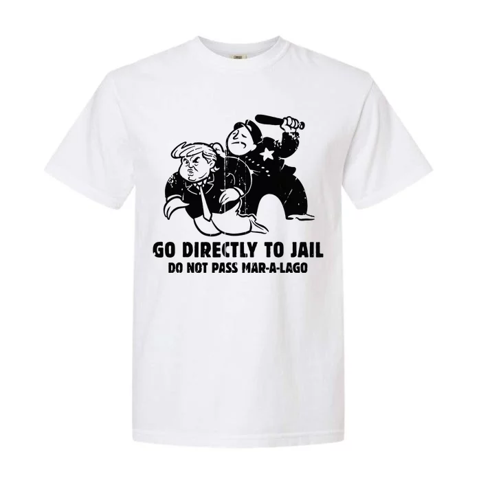 Vintage Trump Go Directly To Jail Garment-Dyed Heavyweight T-Shirt