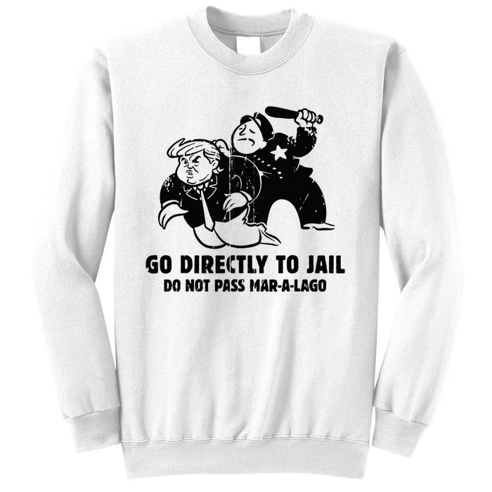 Vintage Trump Go Directly To Jail Sweatshirt