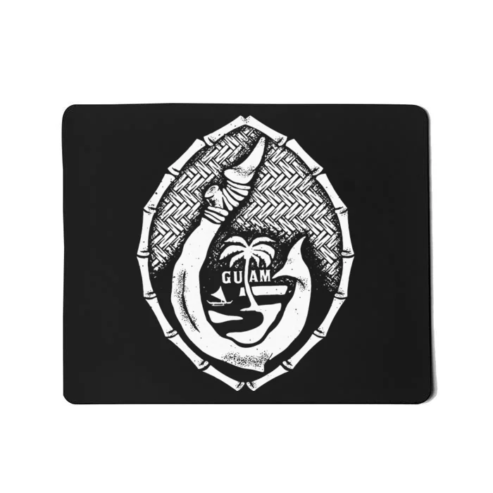 Vintage Tribal Guam Seal 671 GUam Mousepad