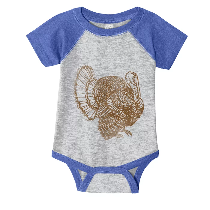 Vintage Turkey Gift Infant Baby Jersey Bodysuit