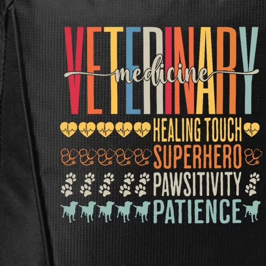 Vet Tech Gifts Veterinary Technician Gifts Appreciation Day City Backpack