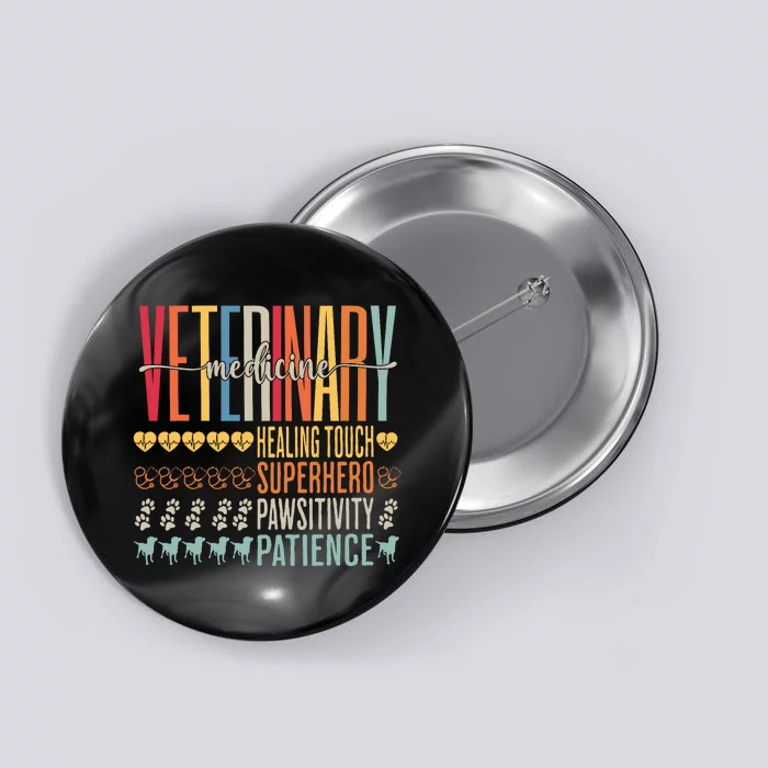 Vet Tech Gifts Veterinary Technician Gifts Appreciation Day Button