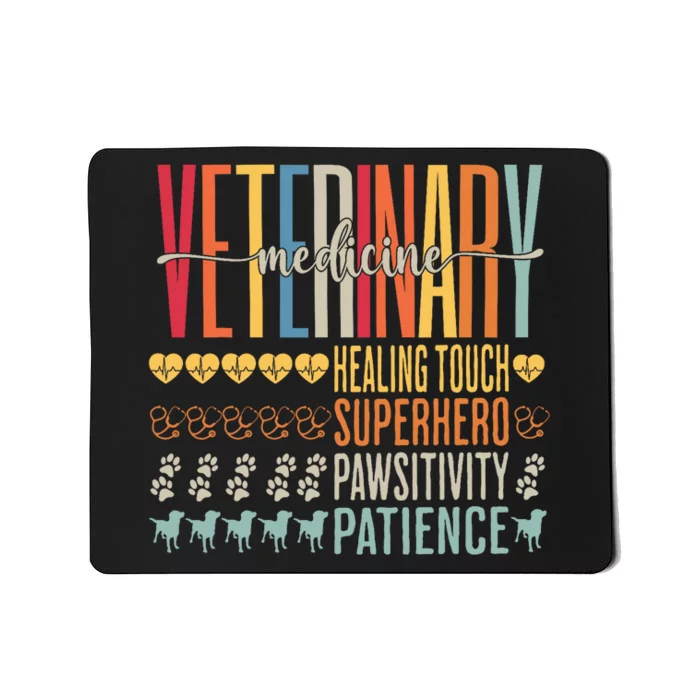 Vet Tech Gifts Veterinary Technician Gifts Appreciation Day Mousepad