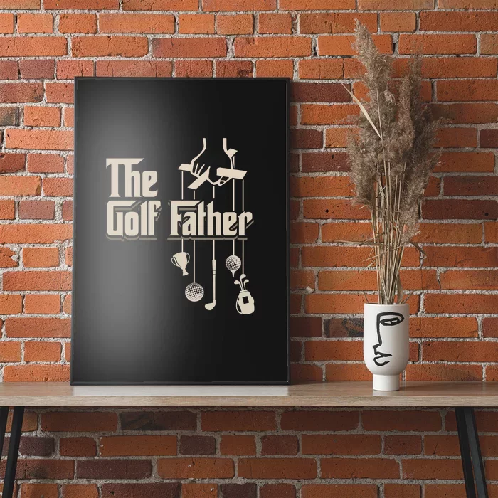 Vintage The Golf Father Golfing Father's Day Gift For Dad Poster