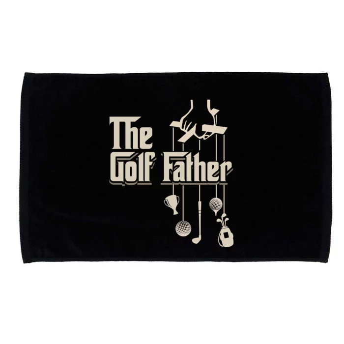 Vintage The Golf Father Golfing Father's Day Gift For Dad Microfiber Hand Towel