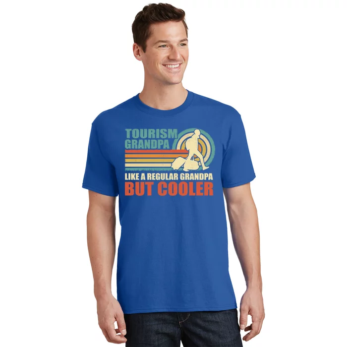 Vintage Tourism Grandpa Like A Regular Grandpa Fathers Day Gift T-Shirt