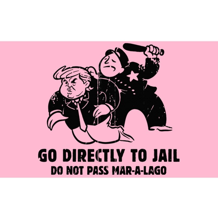 Vintage Trump Go Directly To Jail Bumper Sticker