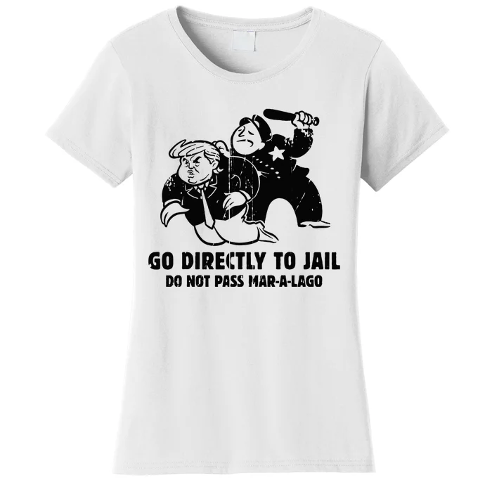 Vintage Trump Go Directly To Jail Women's T-Shirt