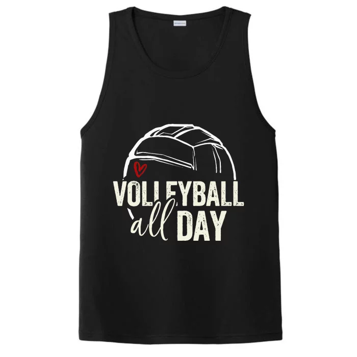 Volleyball Teen Girl Women Volleyball Graphic Volleyball Performance Tank