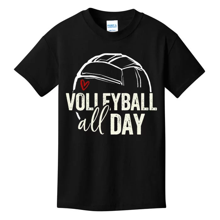 Volleyball Teen Girl Women Volleyball Graphic Volleyball Kids T-Shirt