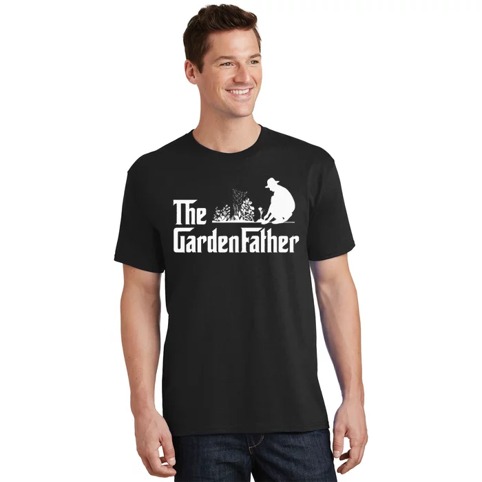 Vintage The Gardenfather Best Gardening Father Gifts T-Shirt