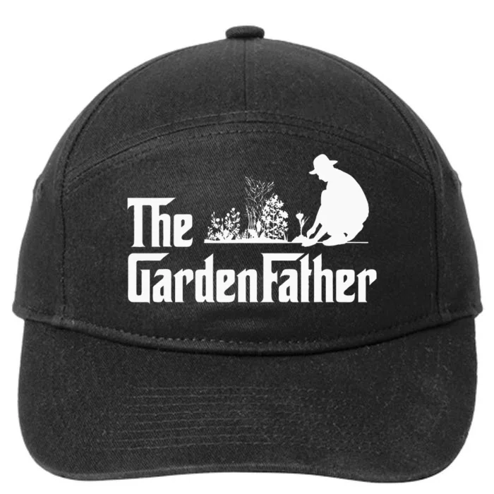 Vintage The Gardenfather Best Gardening Father Gifts 7-Panel Snapback Hat