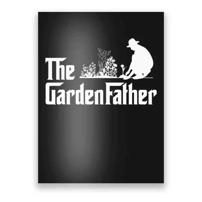 Vintage The Gardenfather Best Gardening Father Gifts Poster