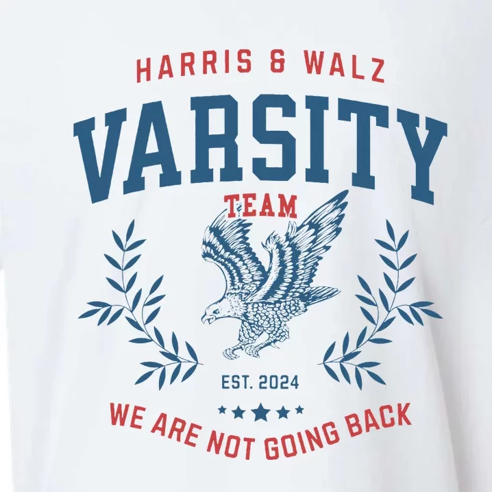 Varsity Team Harris Walz 2024 Election Kamala Tim Waltz Sueded Cloud Jersey T-Shirt