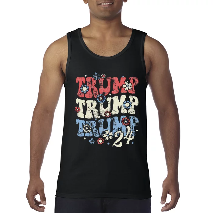 Vote Trump Hair Tie Tank Top