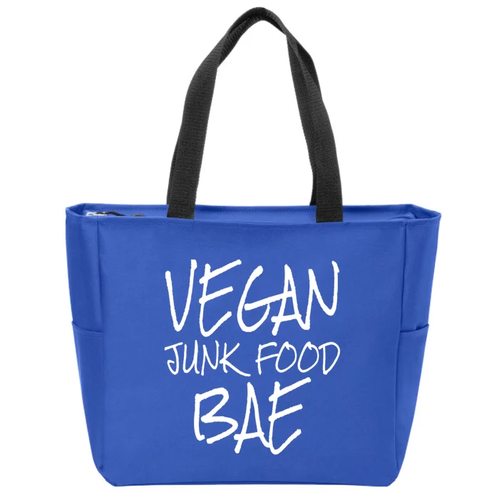 Vegan Themed Herbivore Veganism Funny Plant Based Diet Meaningful Gift Zip Tote Bag