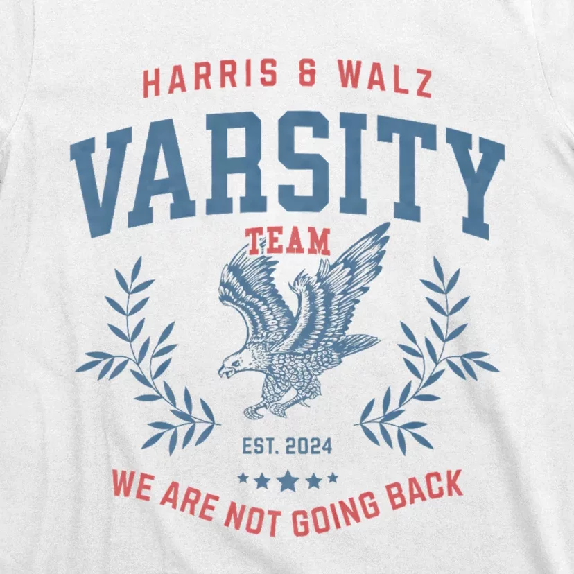 Varsity Team Harris Walz 2024 Election Kamala Tim Waltz T-Shirt