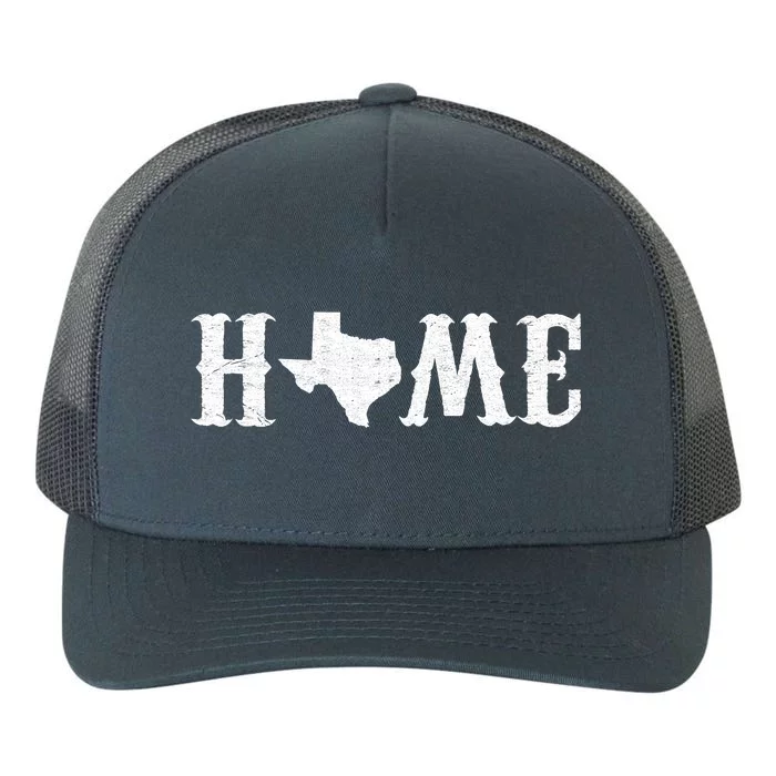 Vintage Texas Home Logo Yupoong Adult 5-Panel Trucker Hat